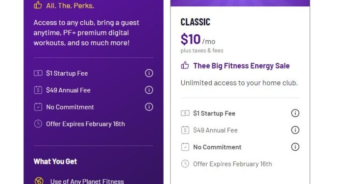 How Much Is The Black Membership At Planet Fitness