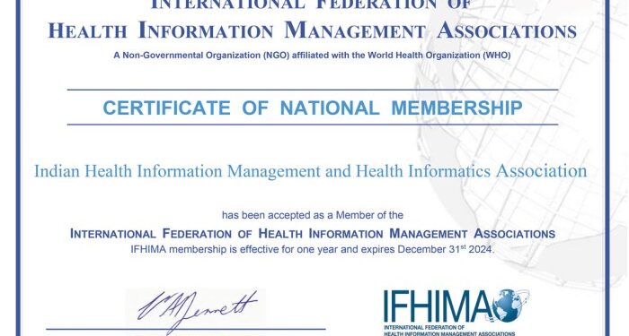 Indian Health Information Management and Health Informatics Association ...